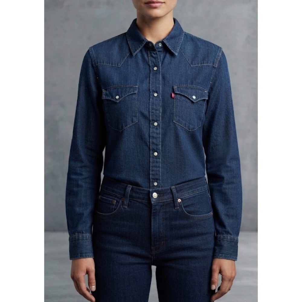 Levi's Denim Western Shirt – 100% Cotton